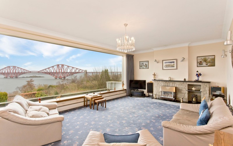 South Queensferry home offers a room with a view of the Forth Bridges
